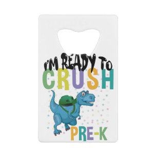 Back To School I'm Ready To Crush Pre-K Dinosaur