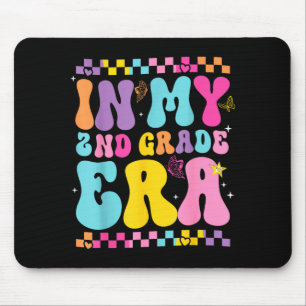 Back to school in 2nd second grade era butterfly mouse pad