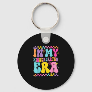 Back to school in kindergarten era butterfly girl key ring
