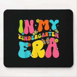 Back to school in kindergarten era butterfly girl mouse pad