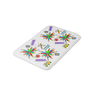 Back to School is Cool Shower Mat bathroom