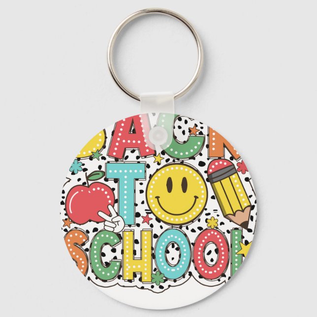 back to school key ring (Front)