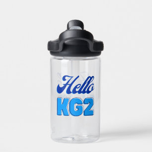 Back To School, KG2, Hello Kg2 Water Bottle