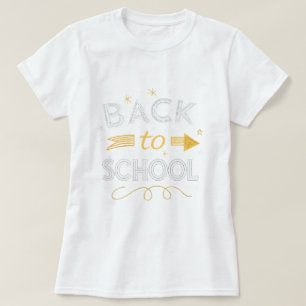 Back To School Kids Shirt with Black Background