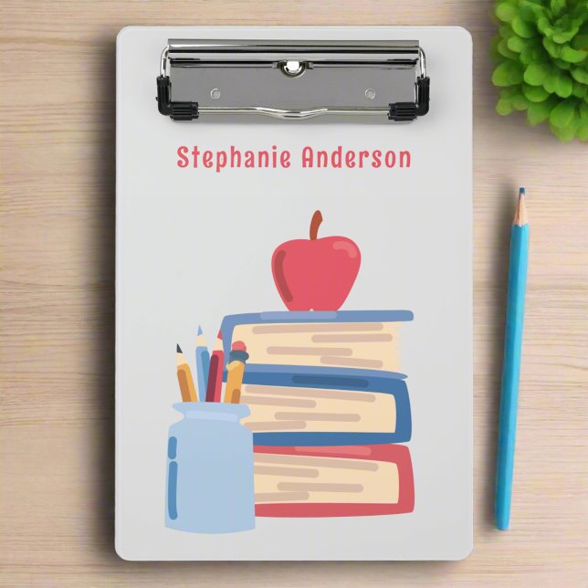 Back to School Kids Teacher Custom Name  Mini Clipboard (Creator Uploaded)