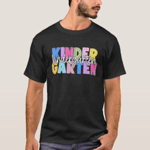 Back To School Kindergarten Teacher Kid First Day T-Shirt