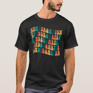 Back To School Kindergarten Teacher Kids First Day T-Shirt