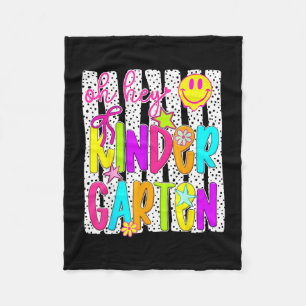 Back to school kindergarten teachers women student fleece blanket