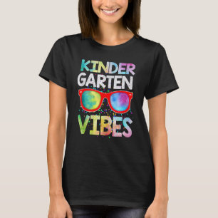 Back To School Kindergarten Vibes 1st Day Teacher T-Shirt