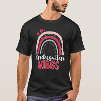 Back To School Kindergarten Vibes Student Teacher  T-Shirt