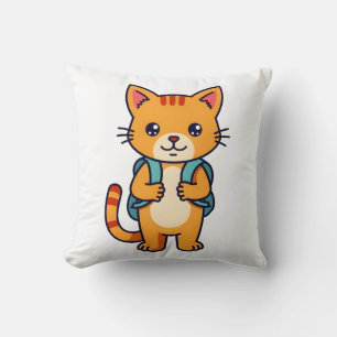 Back to School Kitty - no10 Cushion