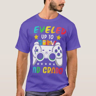 Back to school- leveled up to 2nd grade  T-Shirt