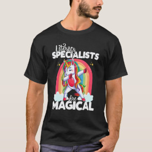 Back To School Literacy Specialist Unicorn Magical T-Shirt