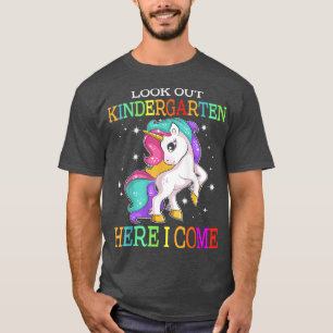 Back To School Look Out kindergarten Here I Come U T-Shirt