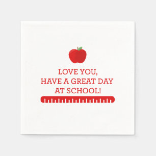 Back to School LunchBox Napkin