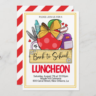 Back to School Luncheon Invitation