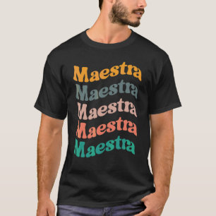 Back To School Maestra Cute Spanish Teacher T-Shirt