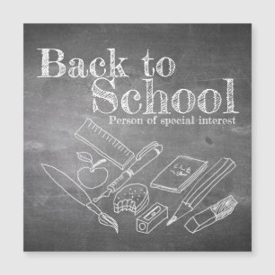 Back to School Magnetic Invitation