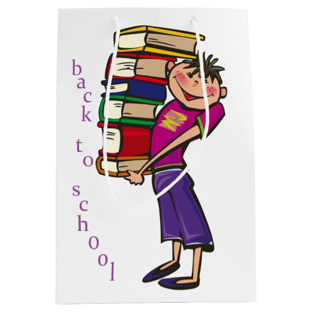 BACK TO SCHOOL MEDIUM GIFT BAG (Front)