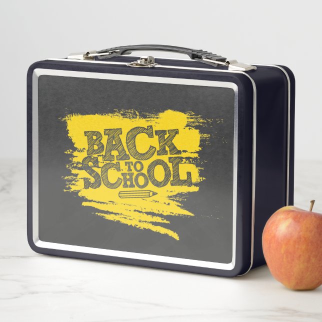 Back to school  metal lunch box (In Situ)
