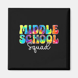 Back to school middle school squad team teacher magnet