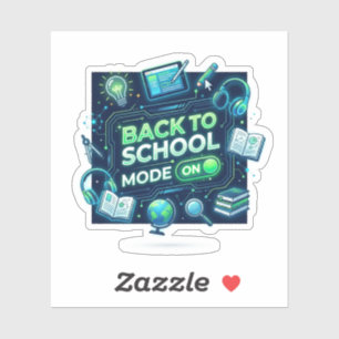 Back to School Mode ON Sticker