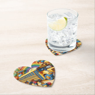 Back To School Moments Paper Coaster