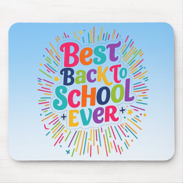Back to School  Mouse Pad (Front)