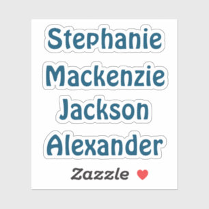 Back to School Multiple Name Stickers
