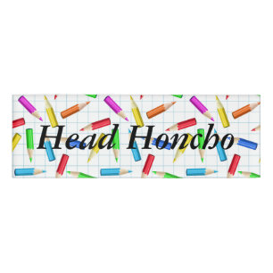 Back To School Name Tag