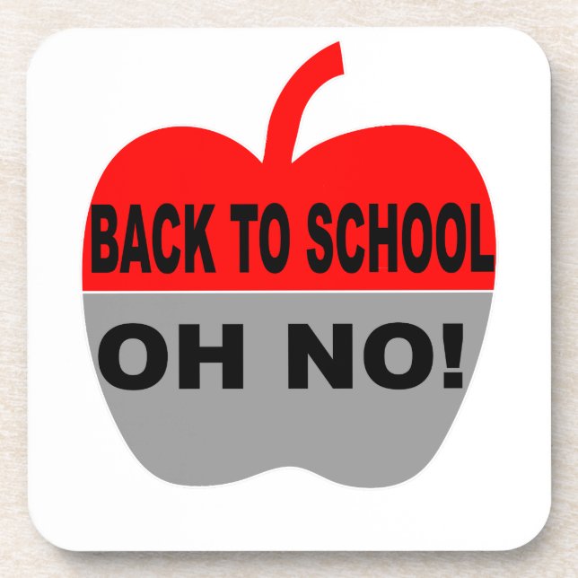 Back To School Oh No Coaster (Front)