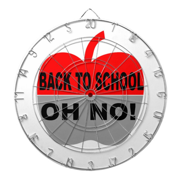 Back To School Oh No Dartboard (Front)