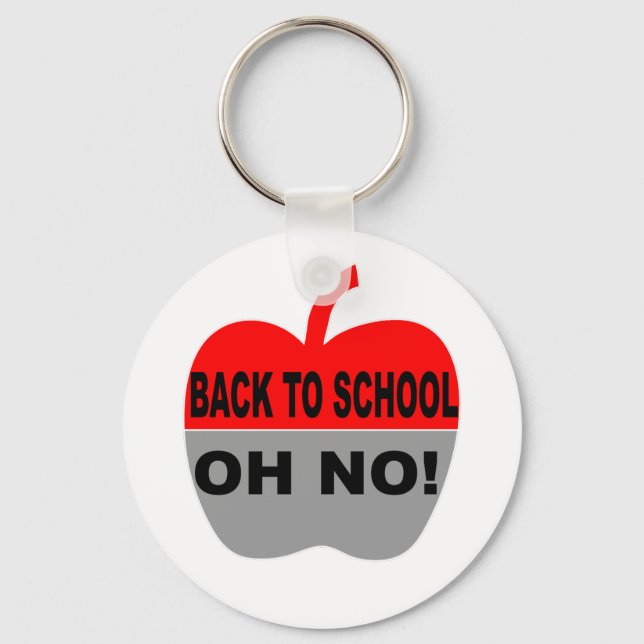 Back To School Oh No Key Ring (Front)
