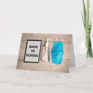 Back To School Online Hand Sanitizer Coronavirus Card
