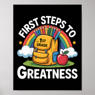 Back To School Outfit For Kids, Girls, Students. 1 Poster