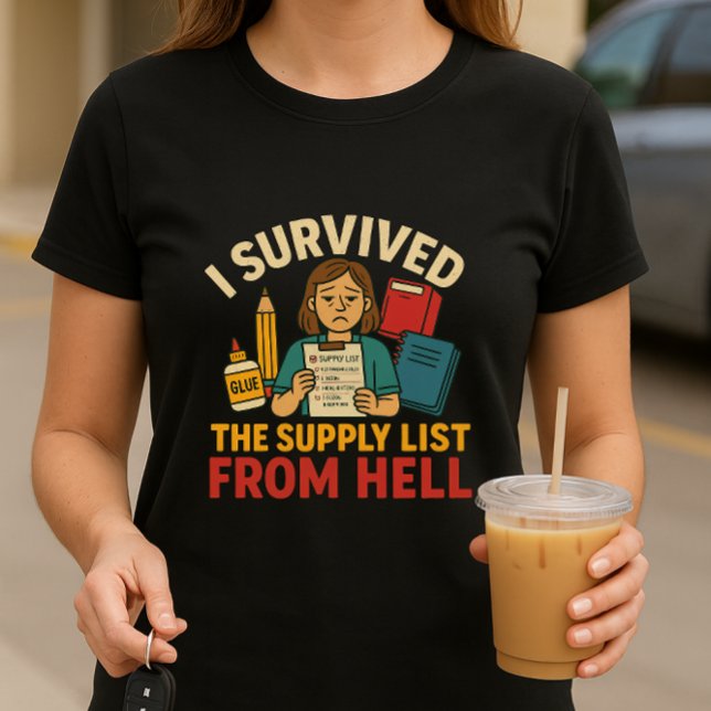 Back-to-School Parent Shirt; Funny School Parent T-Shirt (Creator Uploaded)