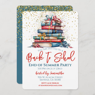 Back To School Party Invitation