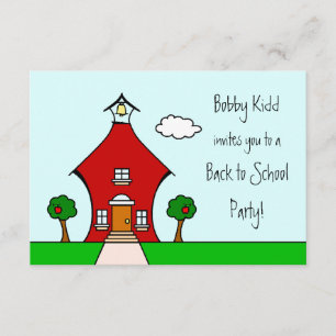 Back to School Party Invite