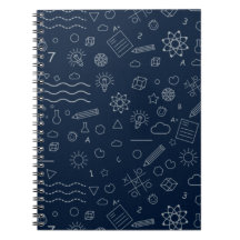 Back to School Pattern Kids Children Students Navy