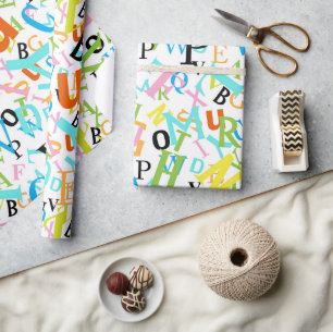 Back to School Pattern  Wrapping Paper