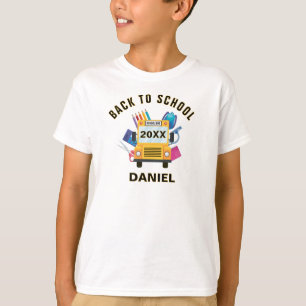 Back to School Personalised custom kids' T-Shirt