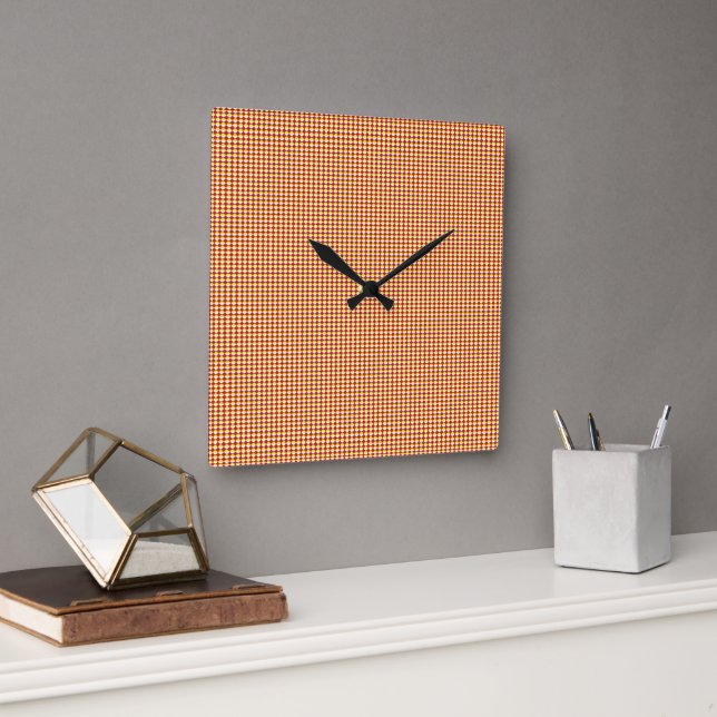 Back to School Personalised Essentials Square Wall Clock (Office)