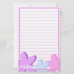 Back to School Personalised Plumeria Stationery