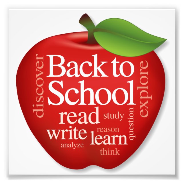 Back to School Photo Print (Front)