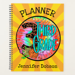 Back to school planner for third grade