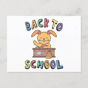 Back to school postcard