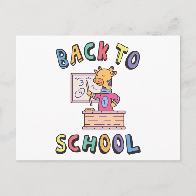 Back to school postcard (Front)