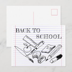 Back to School Postcard