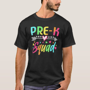 Back To School Pre K Squad Teacher Team Pre K Squa T-Shirt