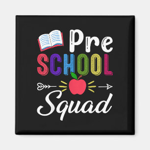 Back to school pre-k teacher student preschool magnet